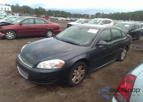 2012 Chevrolet Impala Lt из США, поврежденный, VIN 2G1WG5E37C1289319